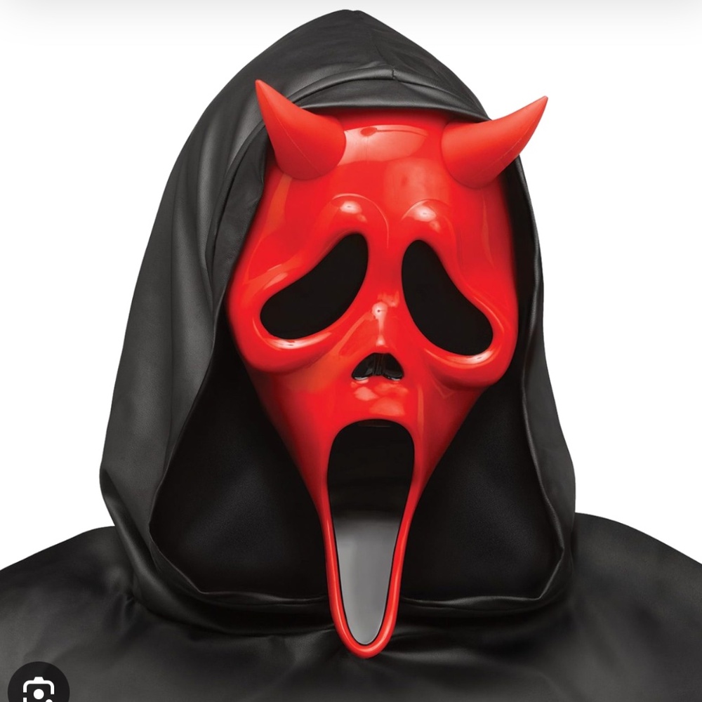 Devil Ghost Face Halloween Costume Adult Size L New w/o tags